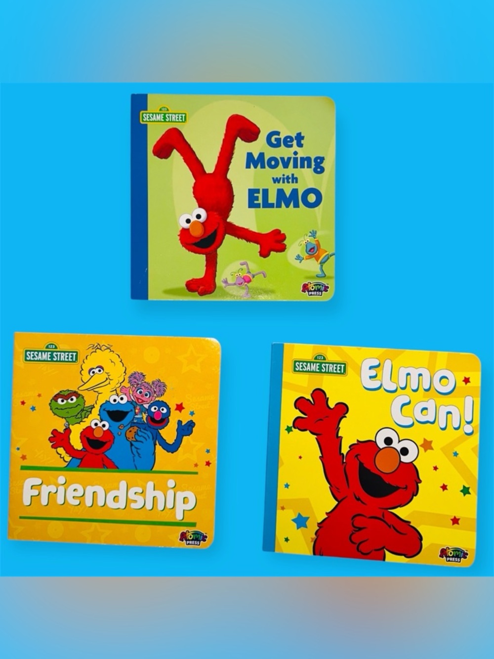New 3pc Sesame Street Books